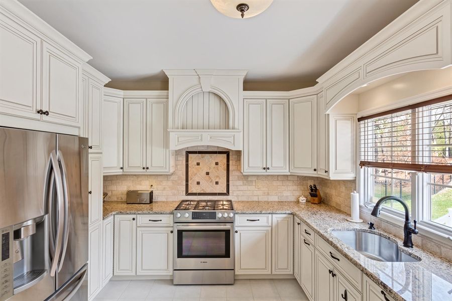 Before and after kitchen remodel West Island