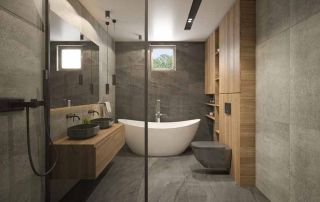 Modern vanities and custom cabinetry