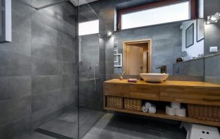 Modern vanities and custom cabinetry